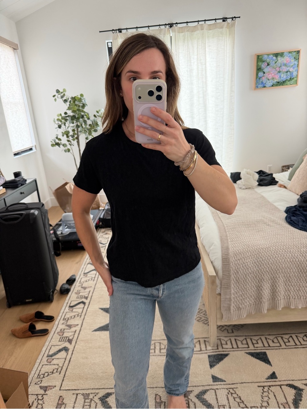 Buck Mason Black Short-Sleeve Crewneck Tee